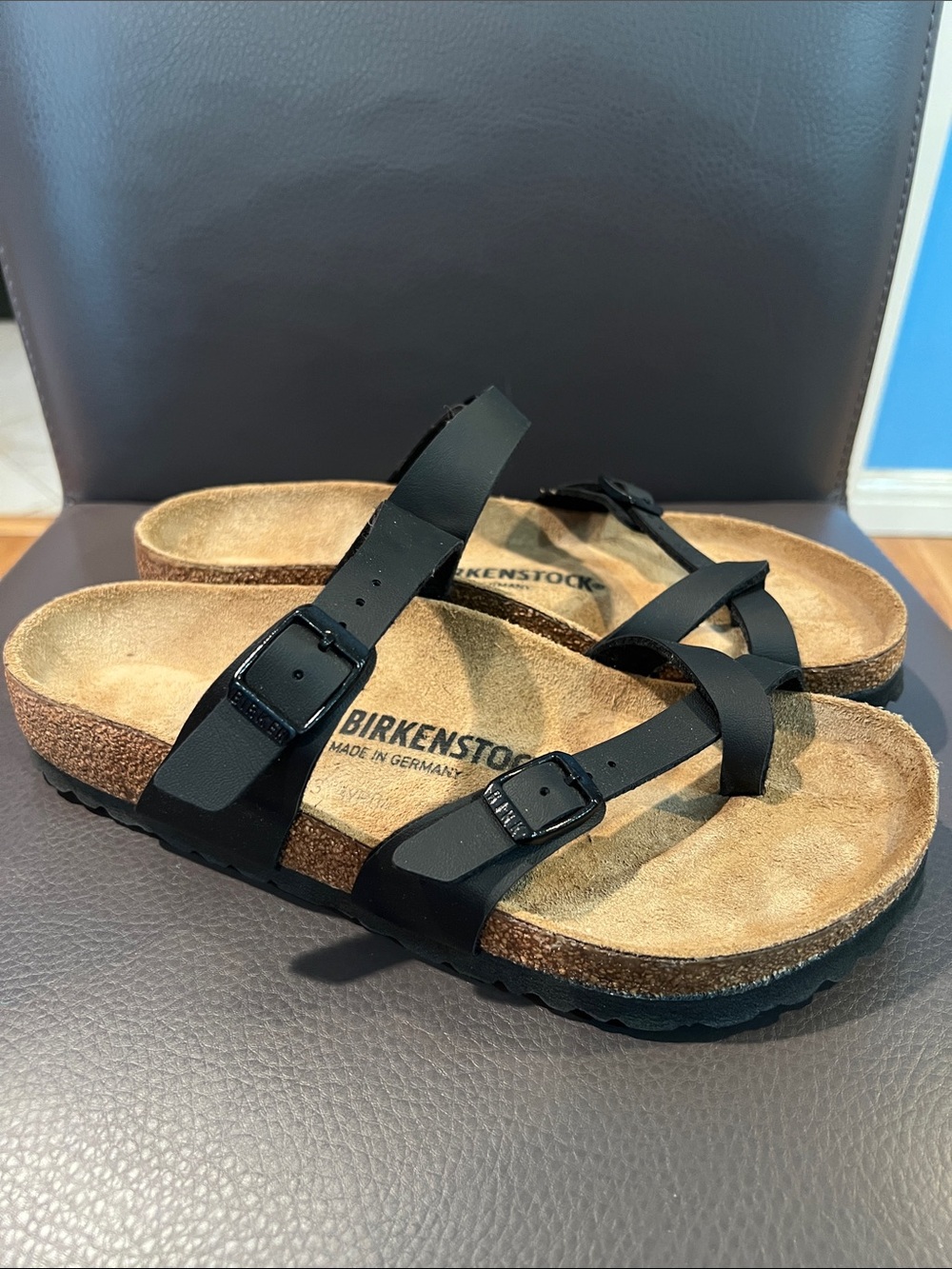 Birkenstock Mayari Birko-flor black sandal